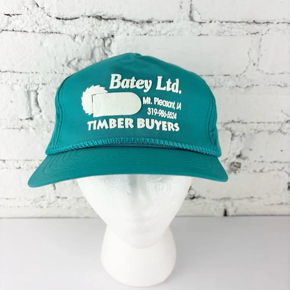 Vintage Batey Ltd. Timber Buyers Snap Back Farmer Hat